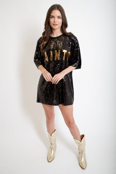 SAINTS SEQUIN JERSEY TUNIC / DRESS