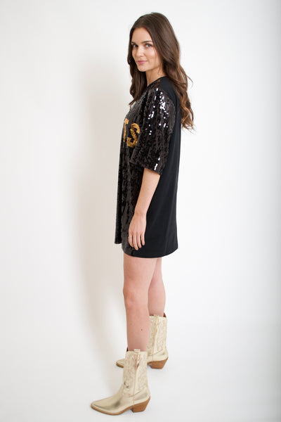 SAINTS SEQUIN JERSEY TUNIC / DRESS