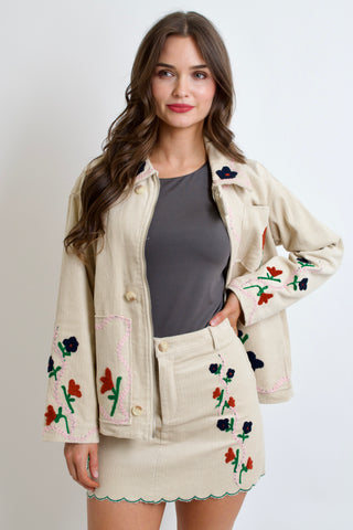 Elena Embroidered Jacket