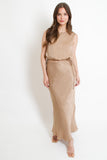 Katianna Maxi Skirt // gold