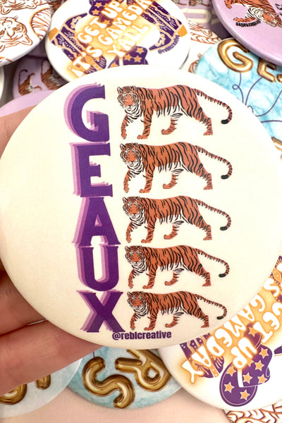 Geaux // Game Day Button