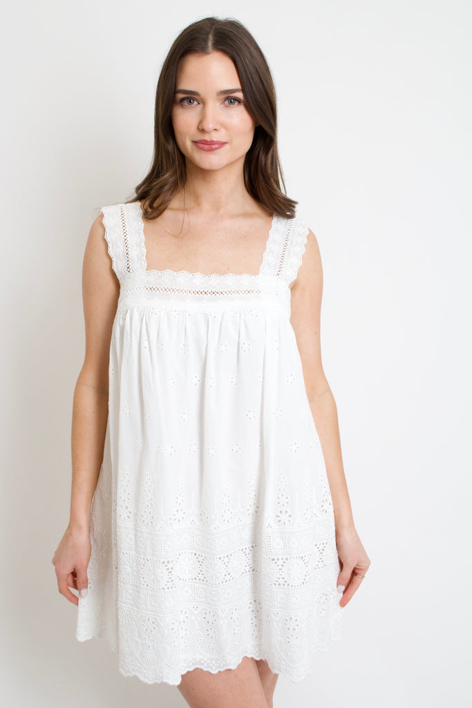 Paloma Eyelet Dress