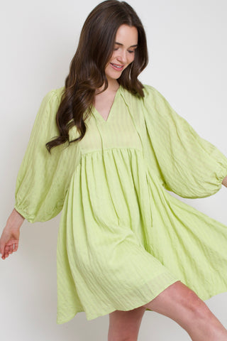 Honeydew Boho Dress