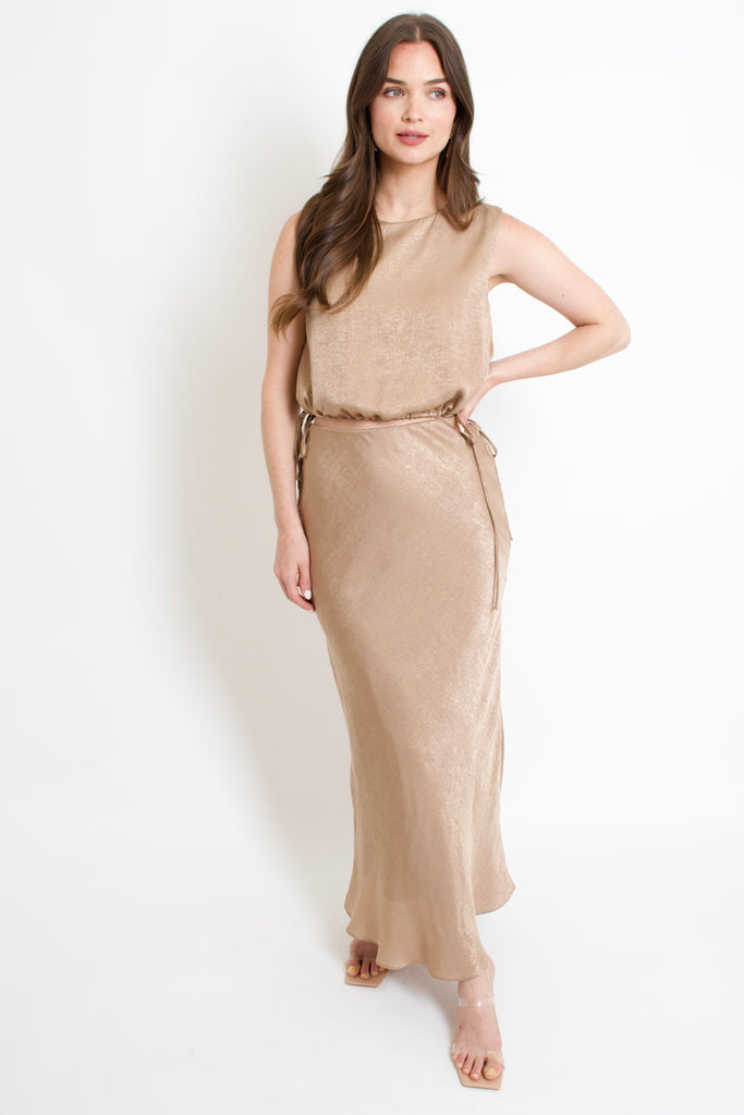 Katianna Maxi Skirt // gold