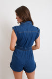 Adele Denim Romper