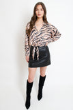 Rue Animal Print Top