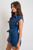 Adele Denim Romper