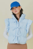 Camryn Bow Puffer Vest