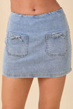 Mia Denim Skort