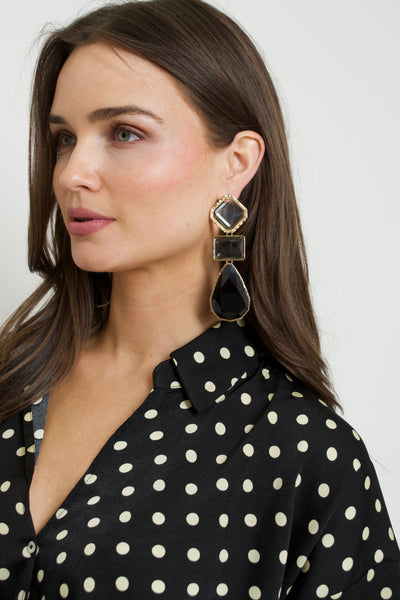 Stone Statement Earrings