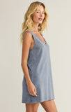 Sloane V-Neck Dress // denim