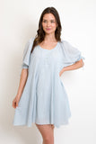 Cloud Gauze Swing Dress