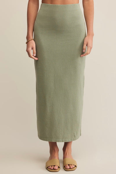 Gail Midi Skirt // avocado