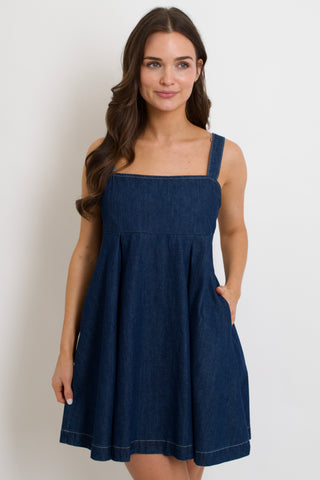 Hannah Denim Mini Dress