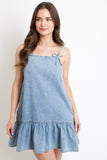 Rosie Denim Bow Dress