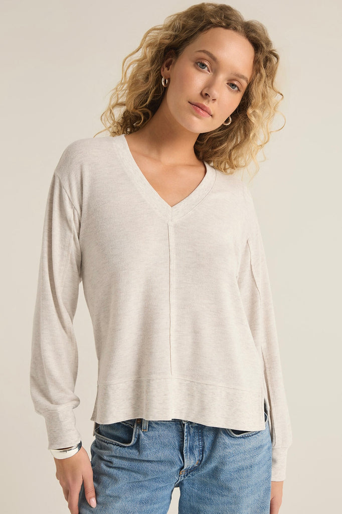 Wilder Cloud V-neck Top