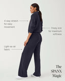 SPANX® AirEssentials Wide Leg Pant // smoke