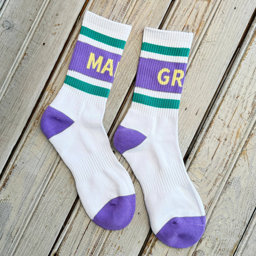 Nolaverse Mardi Gras Varsity Sock