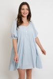 Cloud Gauze Swing Dress