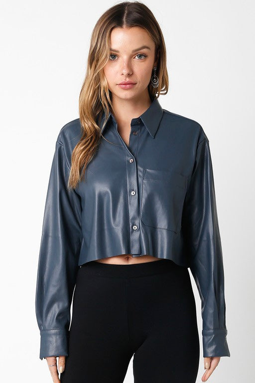 Lenny Leather Shirt