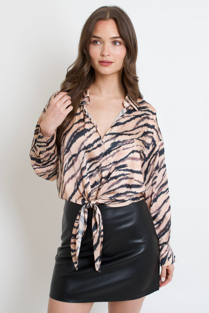 Rue Animal Print Top