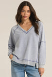 Easy Knit Denim Sweatshirt