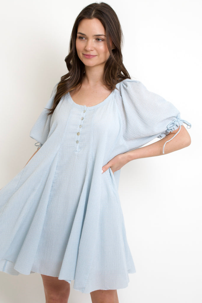 Cloud Gauze Swing Dress