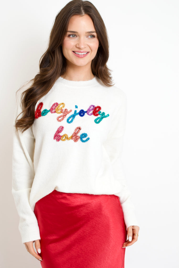 Holly Jolly Tinsel Sweater