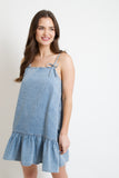 Rosie Denim Bow Dress