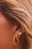 Daphne Gold Stud Earrings // 2 colors