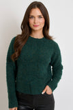 Everly Boucle Sweater // emerald