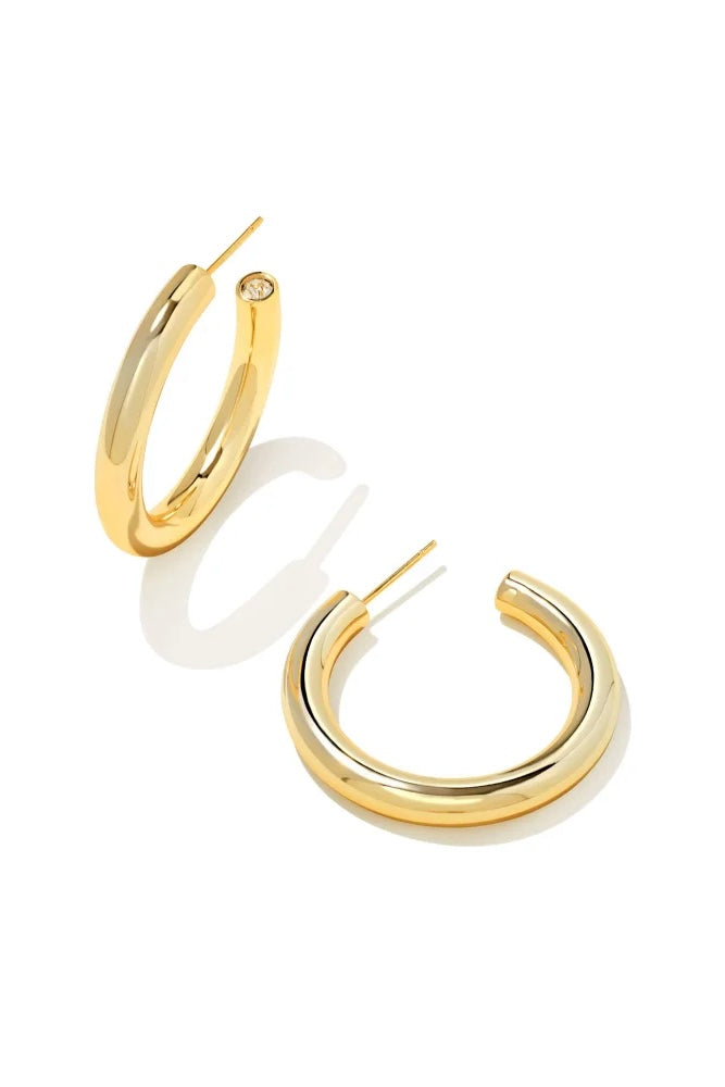 Colette Hoop Earrings in Gold