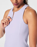 SPANX // Get Moving Zip Front Dress in Violet Air