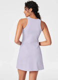 SPANX // Get Moving Zip Front Dress in Violet Air