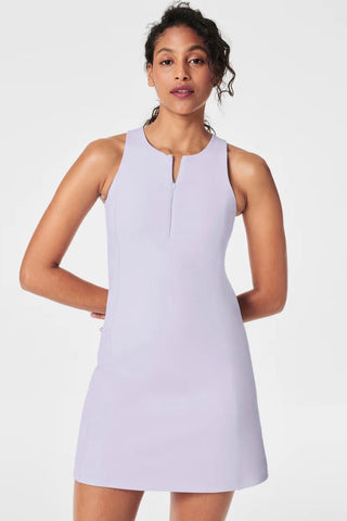 SPANX // Get Moving Zip Front Dress in Violet Air