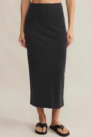 Gail Midi Skirt // black