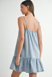 Rosie Denim Bow Dress