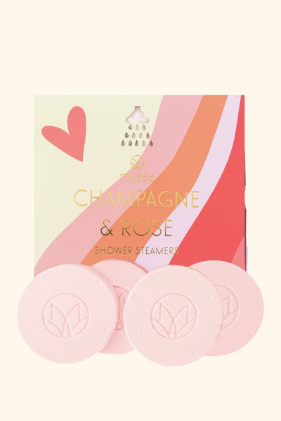 Champagne and Rose Shower Steamers