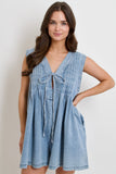 Lyla Denim Romper