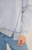 Easy Knit Denim Sweatshirt