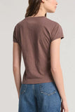 Modern Slub Tee // taupe