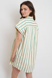 Lana Striped Shirt Dress