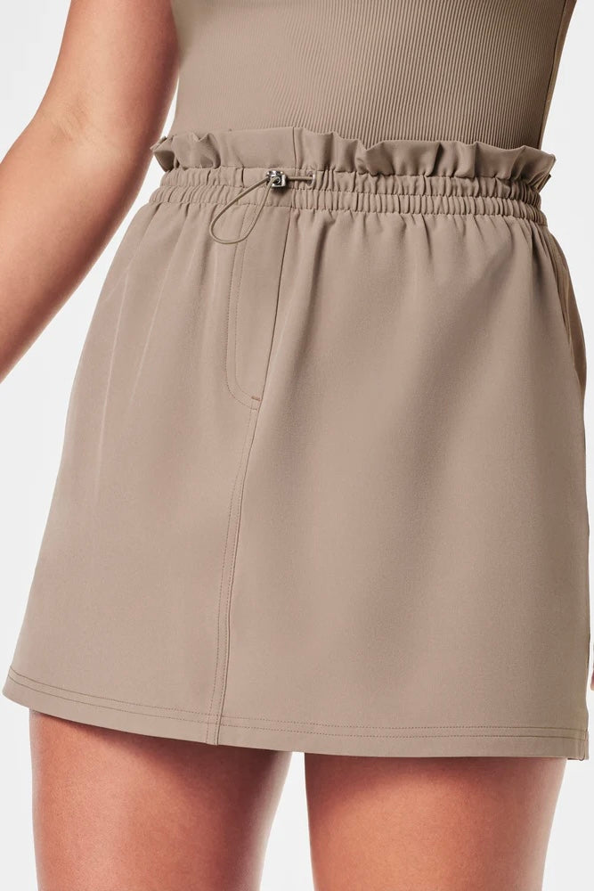 SPANX® On the Move Skort in Driftwood