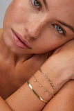 Kassie Set of 3 Chain Bracelets in Gold