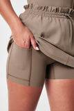 SPANX® On the Move Skort in Driftwood