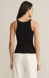 Second Skin Racer Tank // black