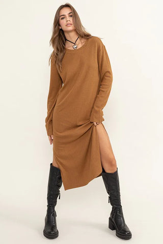 Miley Ribbed Midi Dress // 2 colors