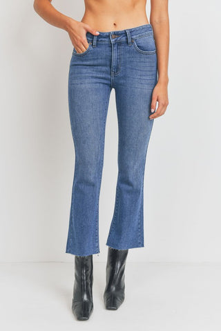 Cropped Flare Denim